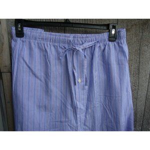 New Ralph Lauren Polo PJ Pajama Bottoms Striped Drawstring 4XL 100% Cott…